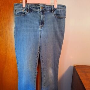 Lauren Ralph Lauren Classic Blue Women's Jeans Size 14 Straight Leg